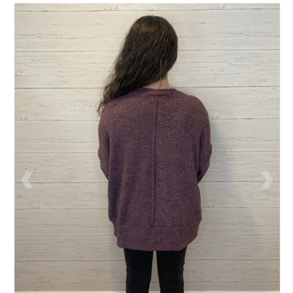 Zenana oversized heather pull over - Picture 2 of 3